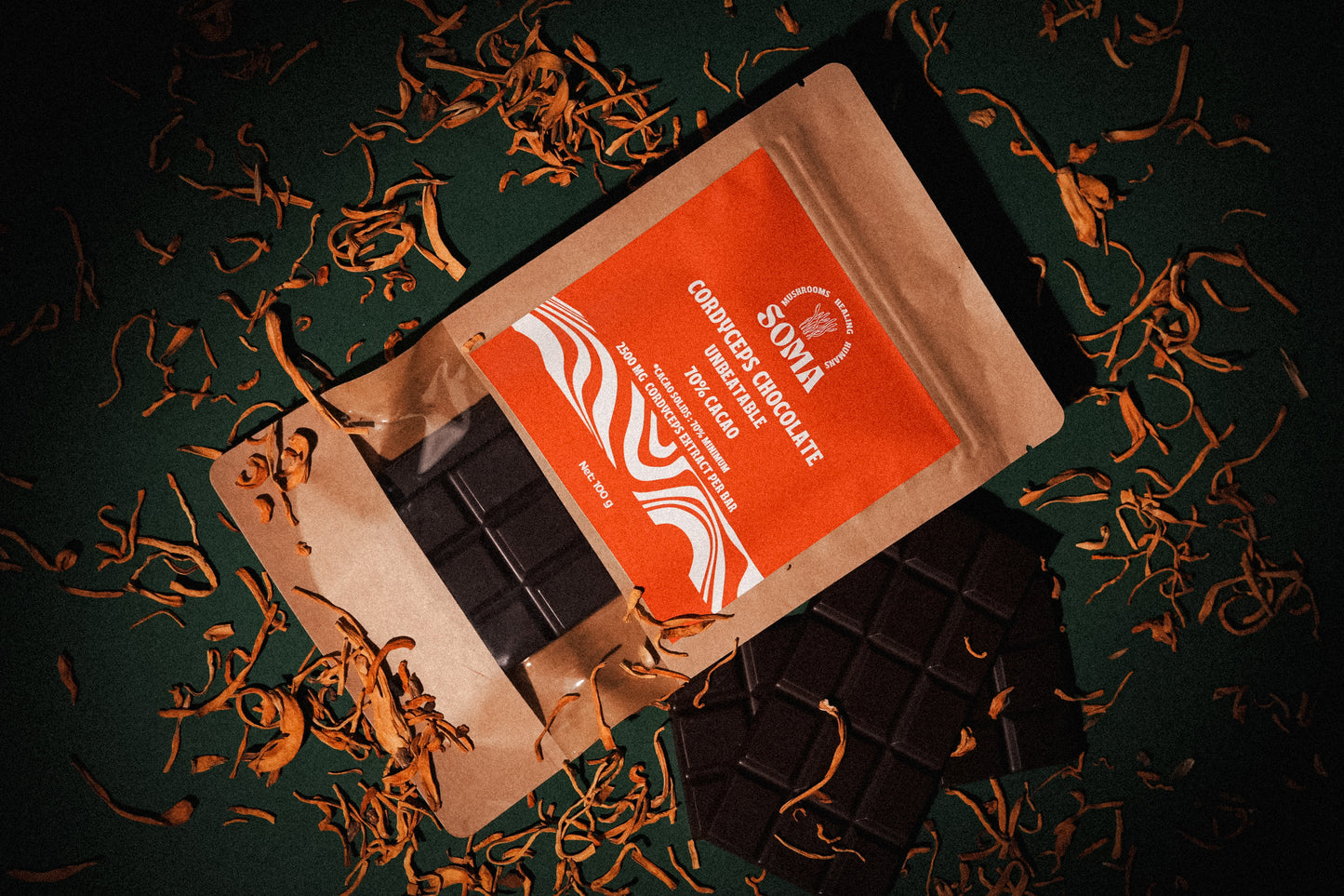 Cordyceps chocolate bar